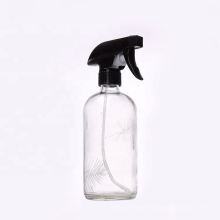 Round liquid bath soap glass bottle with dispenser sprayer pumps new lotion bottle 500ml color hair bottle shampoo